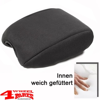 Armlehnen Überzug Neopren schwarz Wrangler JL JT Bj. 18-24
