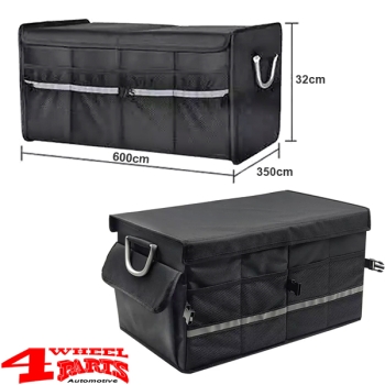 Rear Cargo Trunk Organizer Cargo Area with Lid