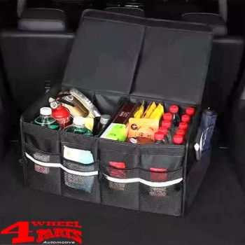 Rear Cargo Trunk Organizer Cargo Area with Lid