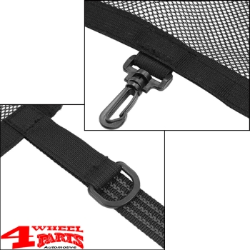 Cargo Net behind the Rear Seats Wrangler JK JL 07-24 4-doors