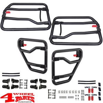 Element Doors Front + Rear Matte Wrangler JL JT year 18-24 4-doors