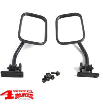 Außenspiegel Set seitlich matt rechteckig Wrangler TJ JK 97-18