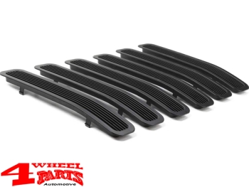 Kühlergrilleinsätze schwarz ABS Wrangler TJ Bj. 97-06
