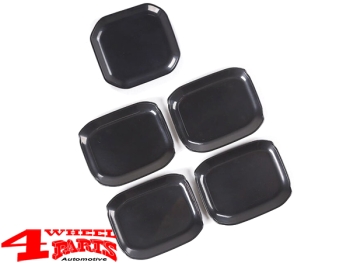 Door Handle Guards Recess Black Wrangler JL JT 18-24 4-doors