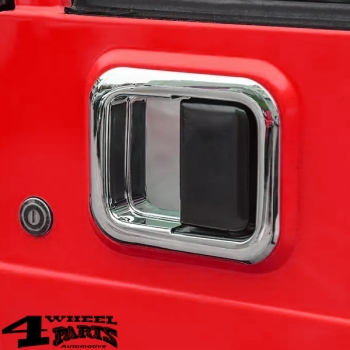 Türgriffschalen Set Chrom Jeep CJ + Wrangler YJ TJ 81-06