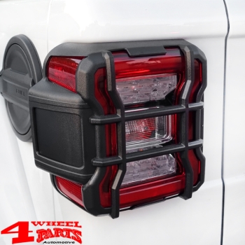 Tail Light Guards Pair ABS Black Matt Wrangler JL year 18-24