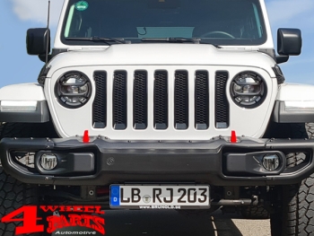 Head Light Guard Set ABS Black Matt Wrangler JL year 18-24