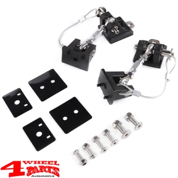 Motorhaubenverschluss Haken Set Racing-Style Wrangler TJ 97-06