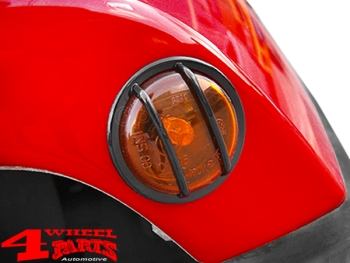 Blinker Schutzgitter Paar schwarz ABS seitlich Wrangler JK 07-18 EU