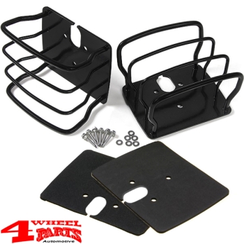 Rückleuchtenschutzgitter schwarz CJ + Wrangler 76-06 EU Modell