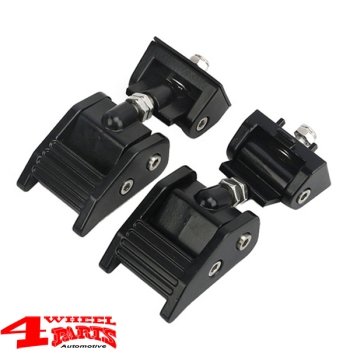 Motorhaubenverschluss Haken Set matt Wrangler JK Bj. 07-18