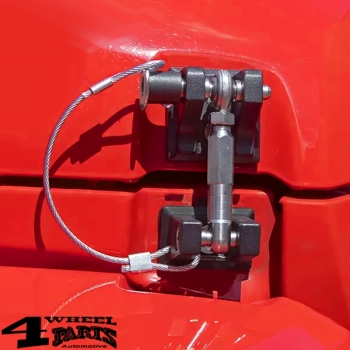 Hood Catch Set Aluminum Locking Racing-Style JL JT 18-24