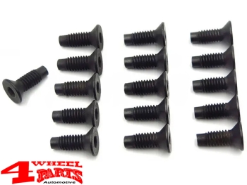 Scheibenrahmenscharnier Schrauben Set CJ + Wrangler Bj. 76-06