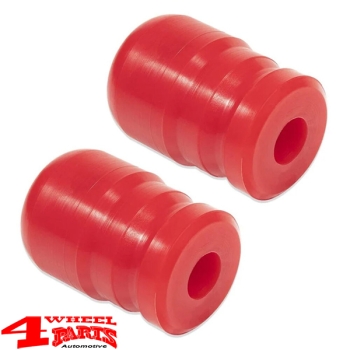 Bump Stops Front Axle PU Red Wrangler JK year 07-18
