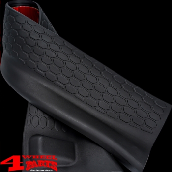 Entry Guard Set 4 pce. Black Rubber JL JT 18-24 4-doors
