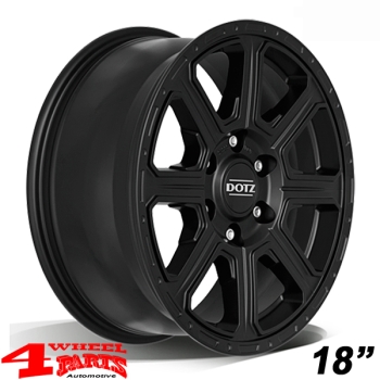 Alufelge Dotz Kalahari Black 8x18 ET +30 mit TÜV Wrangler JL 18-24
