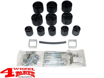 Body Lift Kit +50mm für Schaltgetriebe Wrangler YJ Bj. 87-95