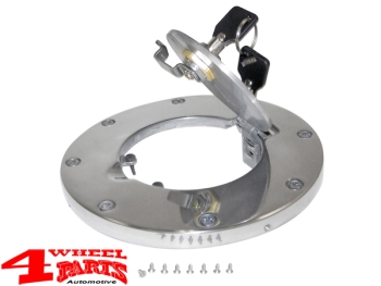 Tankklappe abschließbar Aluminium Wrangler JK Bj. 07-18