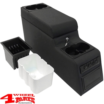 Center Console Mega Black Denim CJ + Wrangler YJ year 76-95