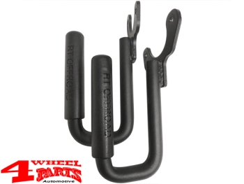 Grab Handles Pair Steel Black Front Wrangler TJ year 97-06