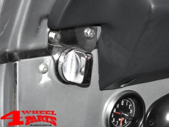 Windshield Bracket Pair Stainless Steel CJ + Wrangler YJ year 76-95