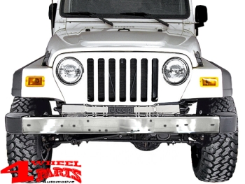 Stoßstange Frontstoßstange Edelstahl Wrangler TJ Bj. 97-06