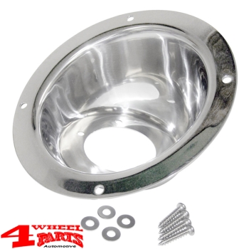 Fuel Filler Bezel Stainless Steel Wrangler TJ year 97-06