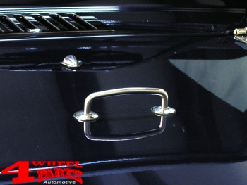 Motorhauben Auflagebügel Set Edelstahl für Wrangler TJ Bj. 97-06
