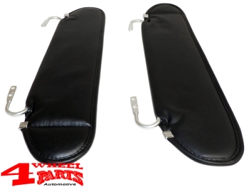 Sonnenblenden Set innen schwarz glänzend Wrangler YJ 87-95