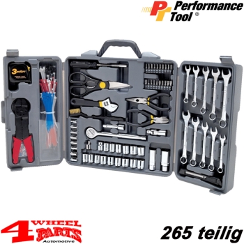 Tool Box 265 pieces - Electro Set - with inch and metrical Tools