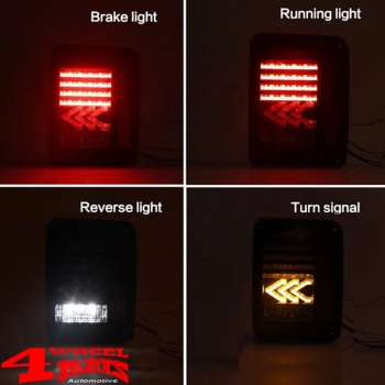 Tail Light Set LED with Side Marker Wrangler JK year 07-18