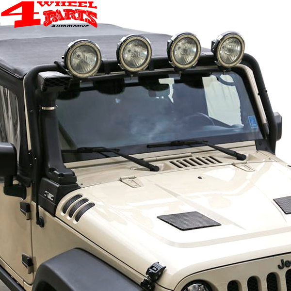 Light Bar Lowering Kit Black Jeep Wrangler JK year 07-18 | 4 Wheel Parts