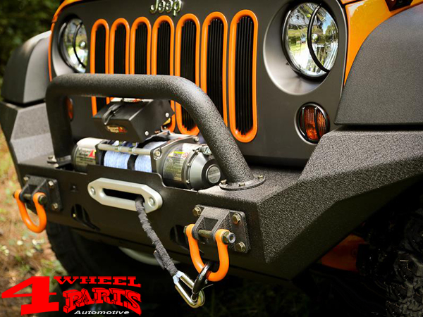 Frontbumper Winch Modular Bumper XHD Rock Crawler High Clearance Ends Jeep  Wrangler JK year 07-18 | 4 Wheel Parts