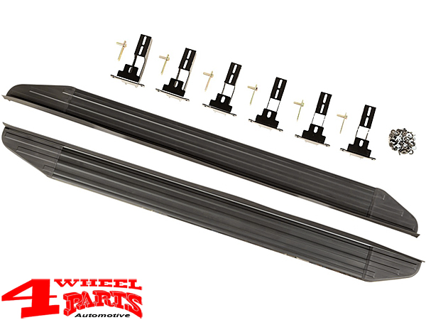 Estribos Barras laterales Aluminio Negro Jeep Grand Cherokee WL WK2 año grand cherokee spare parts Estribos Barras laterales Aluminio Negro Jeep Grand Cherokee WL WK2 año