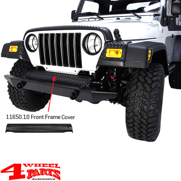 Body Armor Kit 4-pieces Black with factory fender flare Jeep Wrangler TJ  year 97-06 | 4 Wheel Parts