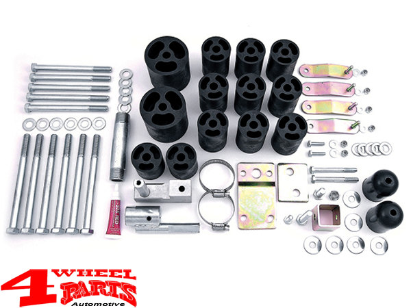 Body Lift Kit +76mm with Manual Transmission Jeep Wrangler TJ year 97-06 |  4 Wheel Parts