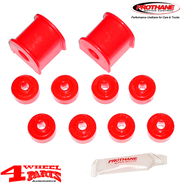 Prothane 1-1109 Red 5//8 Rear Sway Bar Bushing Kit