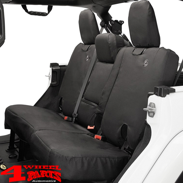 Seat Cover Rear Black Diamond Bestop Jeep Wrangler Jl