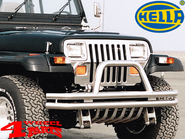 Turn Signal and Parking Lamp Front Left on the Fender from Hella Jeep  Wrangler YJ year 87-95 EU Model | 4 Wheel Parts
