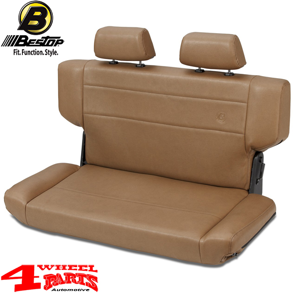 Rear Seat & Seat Bench incl. Head Rests Spice Denim Bestop Jeep Wrangler TJ  year 97-06 | 4 Wheel Parts