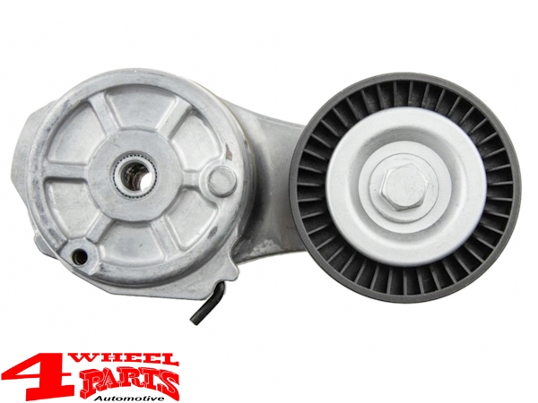 Serpentine Belt Tensioner with Idler Pulley Jeep Wrangler TJ + Cherokee KJ  year 02-06 2,4 L 4 Cyl. Engine | 4 Wheel Parts