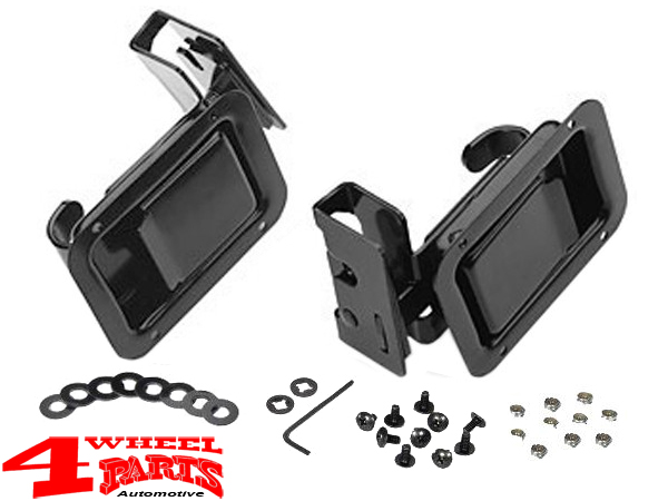 Half Door Paddle Handle Latches Latch Set Bestop Jeep Wrangler TJ year 97-06  | 4 Wheel Parts