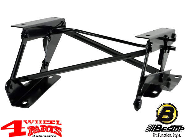 Seat Riser Left Black Powder coated Jeep CJ + Wrangler YJ year 76