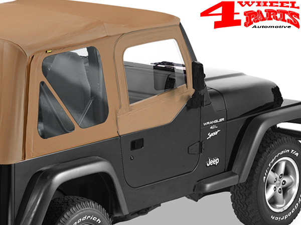 Soft Upper Doors Pair Spice Denim Bestop Jeep Wrangler TJ year 97 