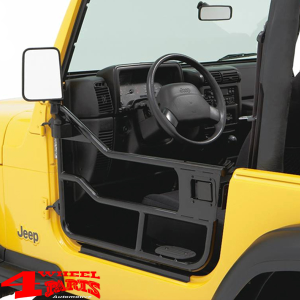 Half Doors Element Tube Doors Pair Satin Bestop Jeep Wrangler TJ year 97-06  | 4 Wheel Parts