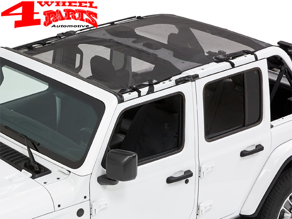 Sun Bikini Top Safari Style Mesh Bestop Jeep Wrangler JL Unlimited year  18-22 4-doors | 4 Wheel Parts