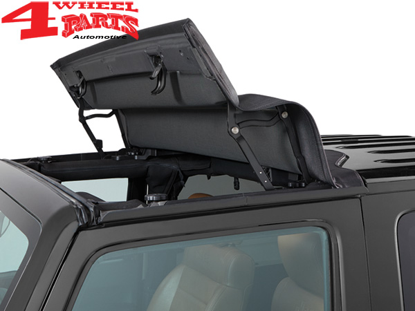 Sunrider Soft Top for Hardtop Bestop Black Twill Textil Jeep Wrangler JK + Unlimited year 07-18 | 4 Wheel Parts Sunrider Soft Top for Hardtop Bestop Black Twill Textil Jeep Wrangler JK + Unlimited year 07-18 | 4 Wheel Parts