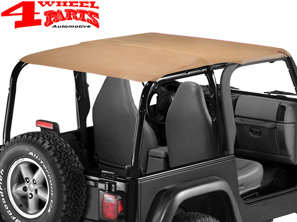 Safari Bikini Top Strapless Spice Denim Bestop Jeep Wrangler TJ year 97-02  | 4 Wheel Parts