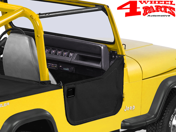 Half Doors Pair Black Crush Bestop Jeep Cj Wrangler Yj