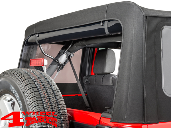 Soft Top Rear Window Straps Pair Jeep Wrangler TJ JK year 03-10 | 4 Wheel  Parts